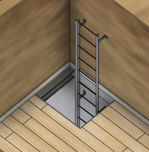 Modeling a Basement Ladder