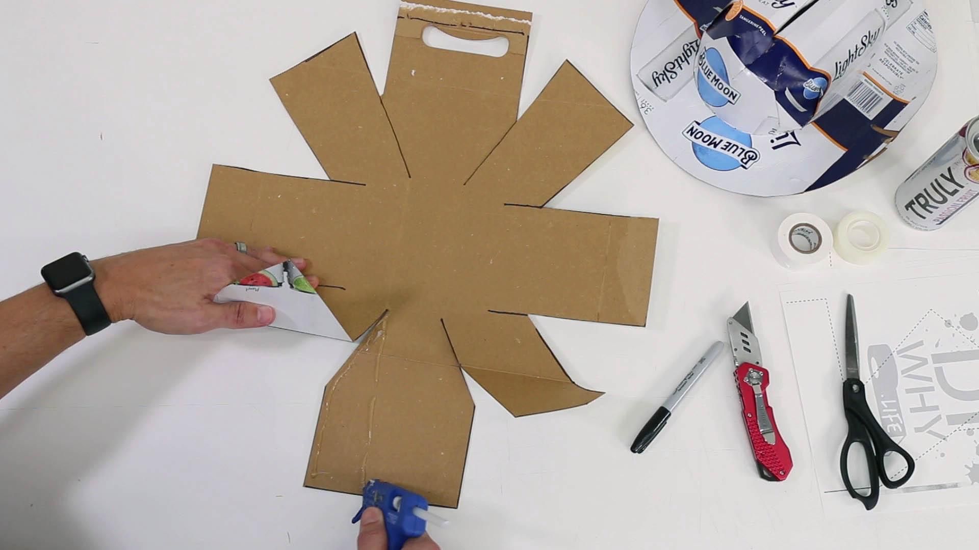 Beer Box Cardboard Cowboy Hat 13 Steps (with Pictures) Instructables