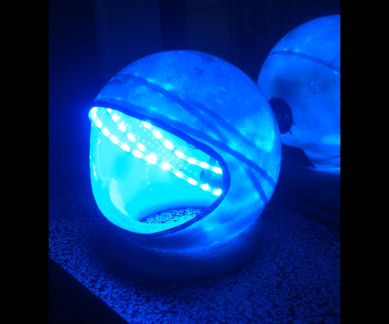 LED Spacehelmet