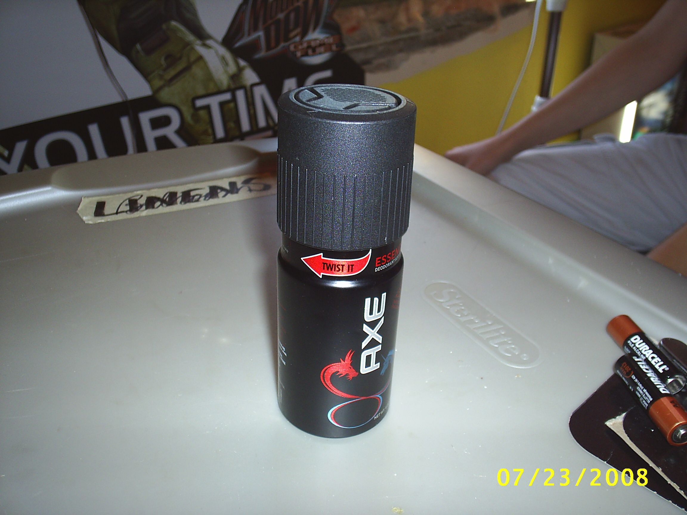 Axe Can Safe (wide opening)