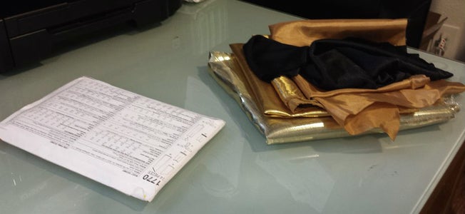 Purchased Fabric and Pattern 