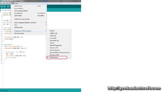 Programming ATtiny85 With Arduino IDE