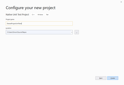 Create Unit Test Project