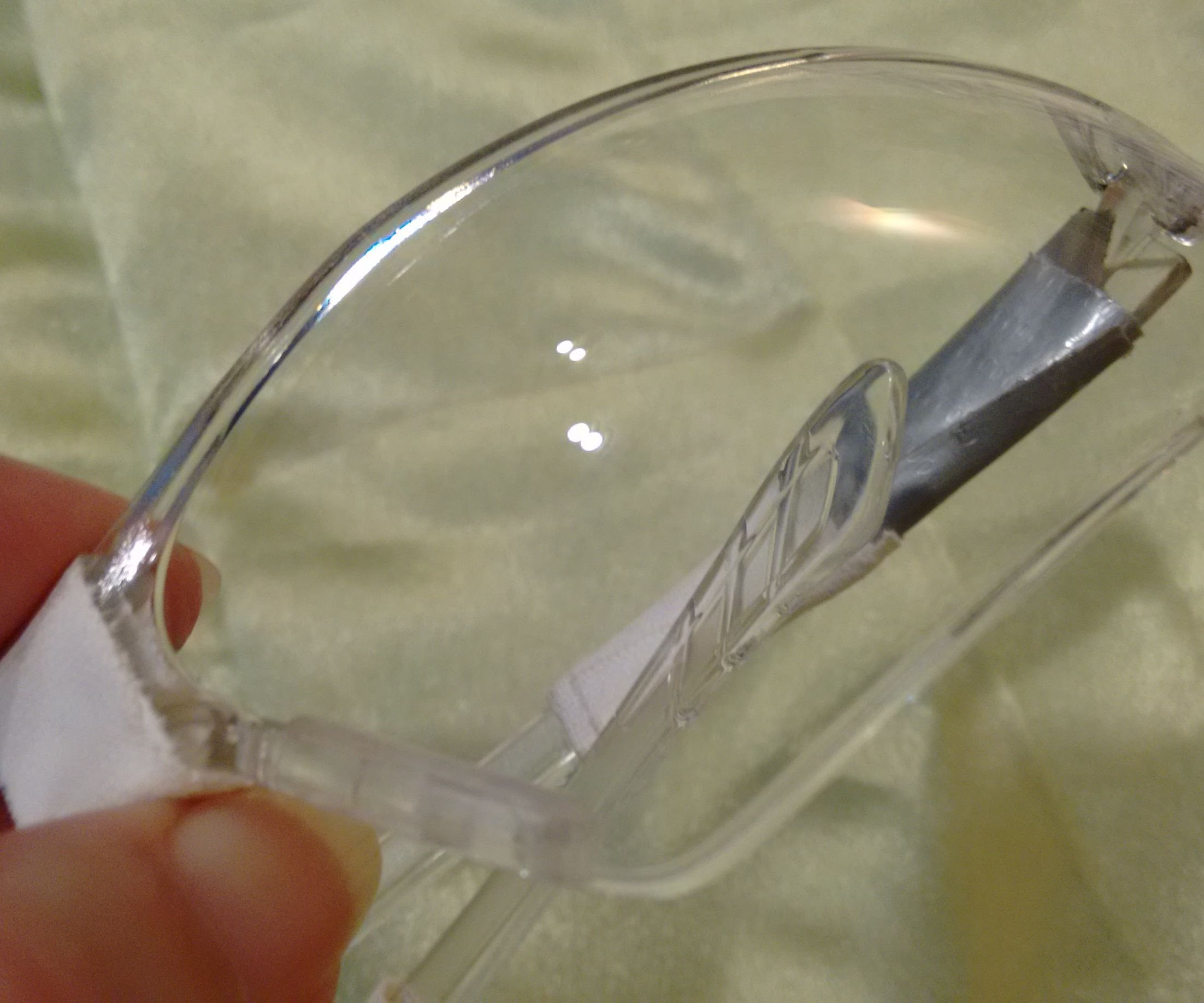 Disinfecting Safety Glasses