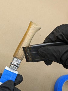 Stripping the Knife Handle