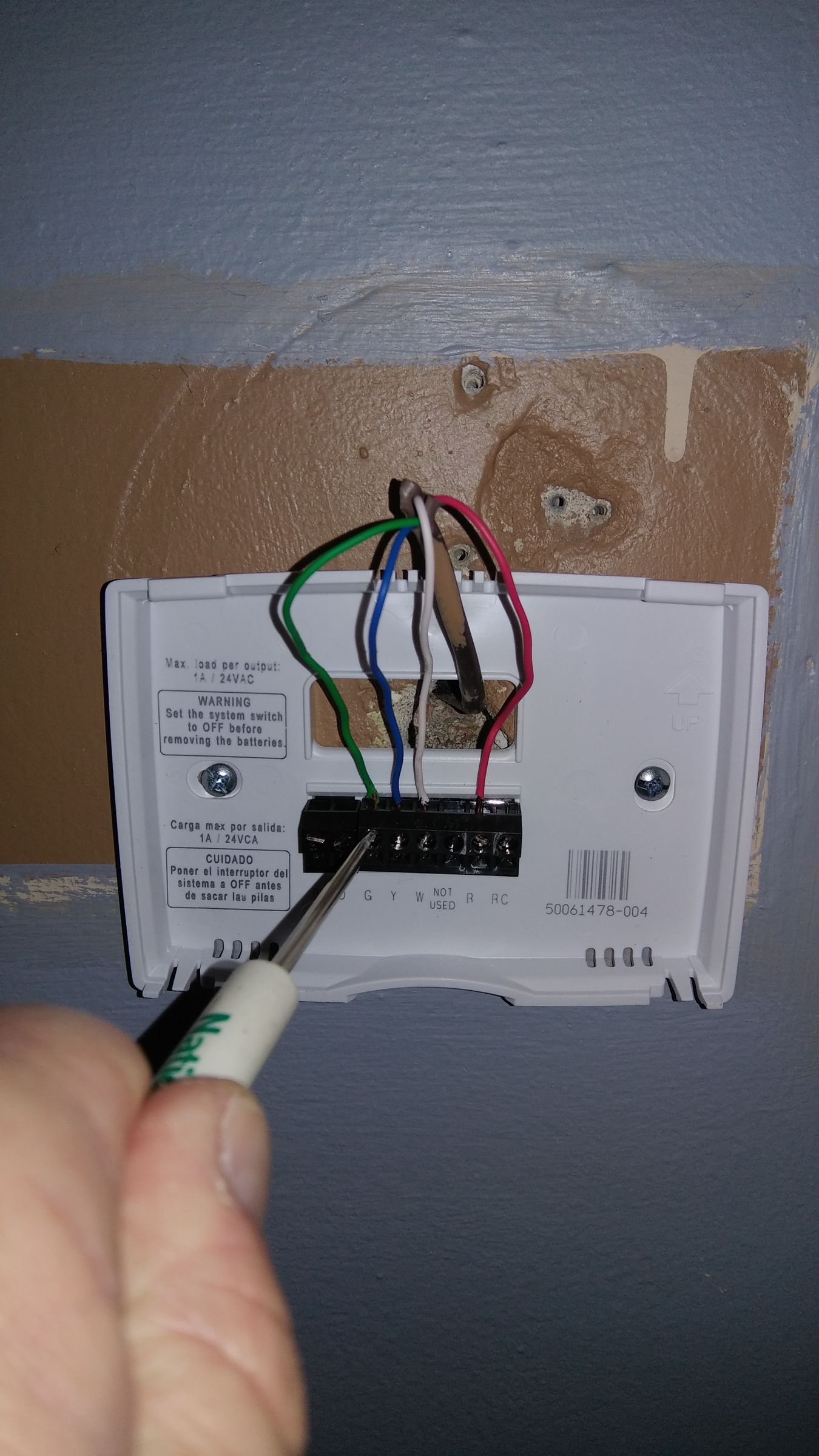Installing a New Thermostat 14 Steps Instructables