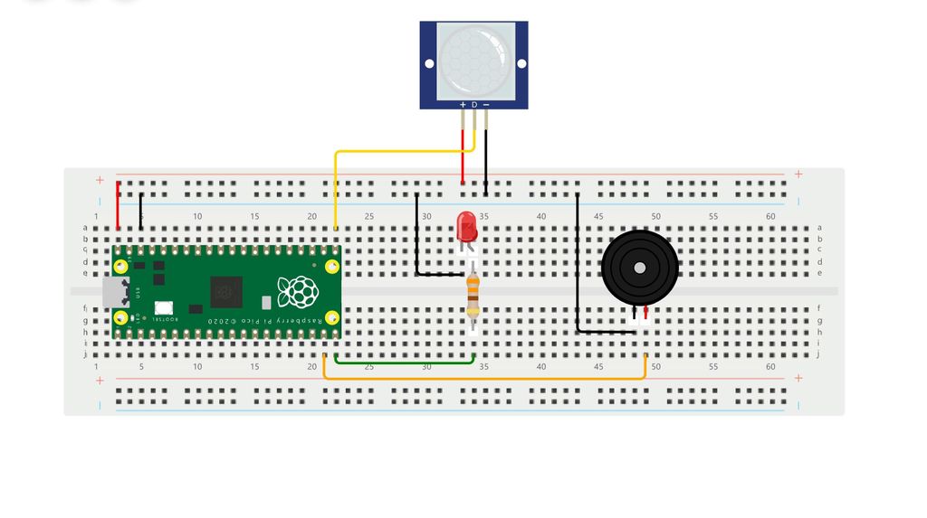 Raspberry Pi Pico and PIR Sensor : 4 Steps - Instructables