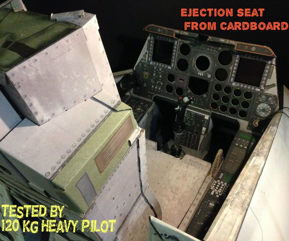 Ejection Seat From Cardboard!