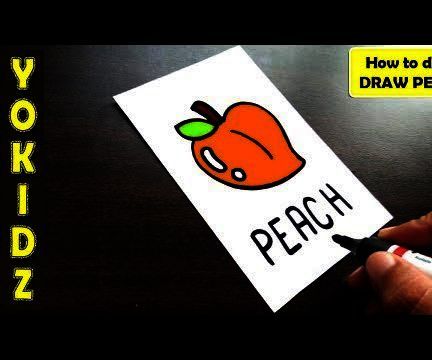 HOW TO DRAW PEACH FRUIT