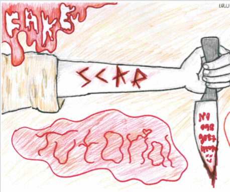 Fake Scar Tutorial for Halloween 