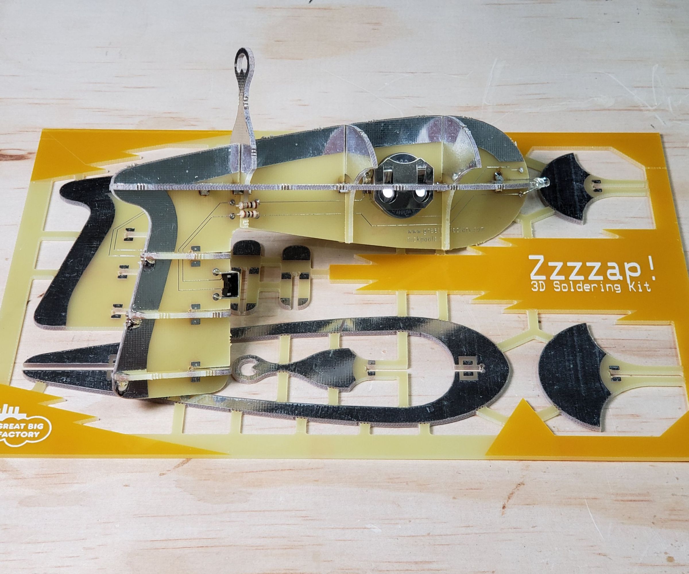 Zzzzap! 3D Soldering Kit
