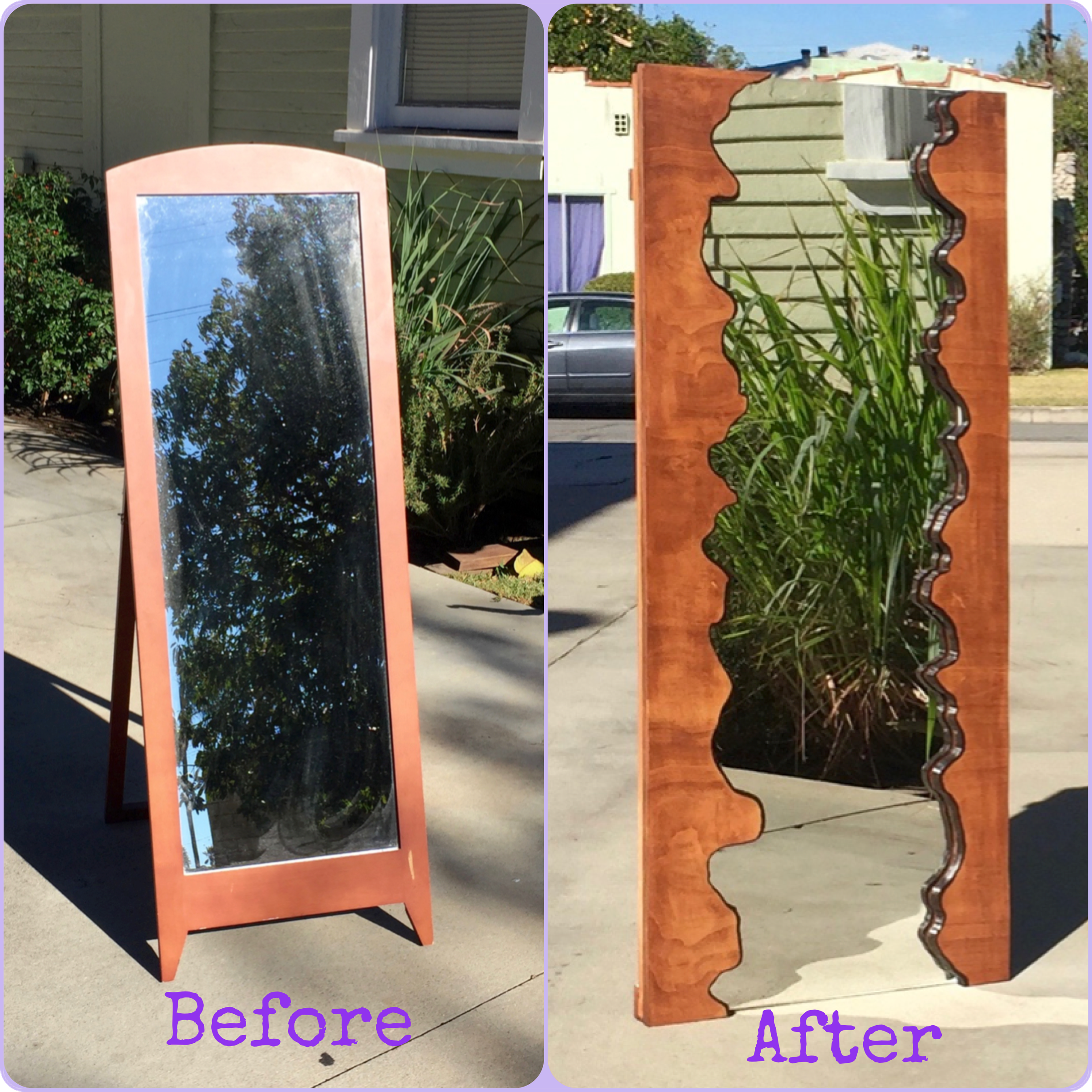 Faux Live Edge Wood Mirror 10 Steps (with Pictures) Instructables