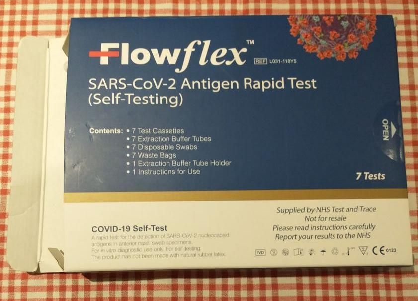 Covid 19 Test Tile Domino Set