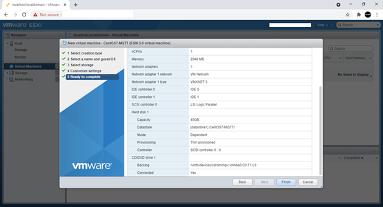 Creation of the First Virtual Machine
