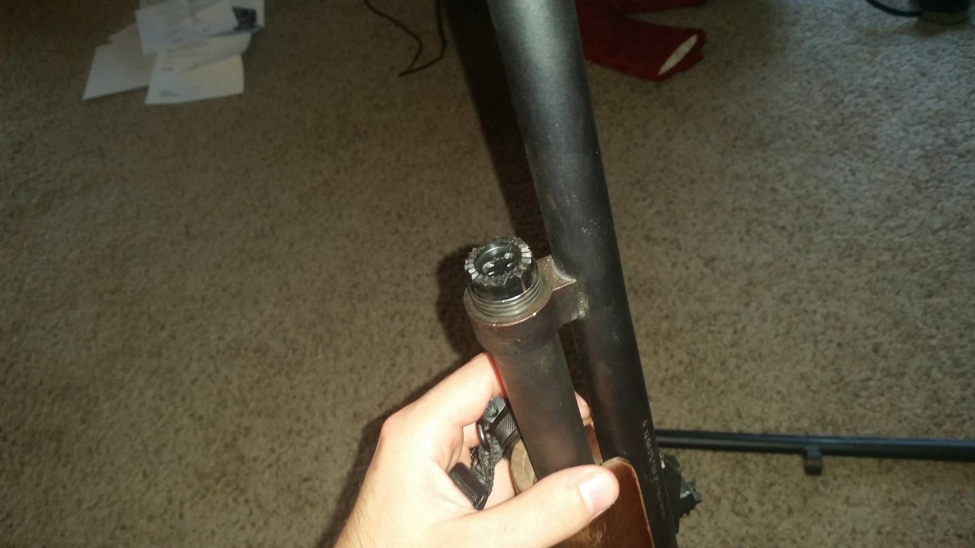 How to Change From a Rifled Barrel to a Smooth Bore Barrel on a