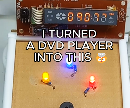 I Turned an Old DVD Player Into a Pinball Machine 🤯