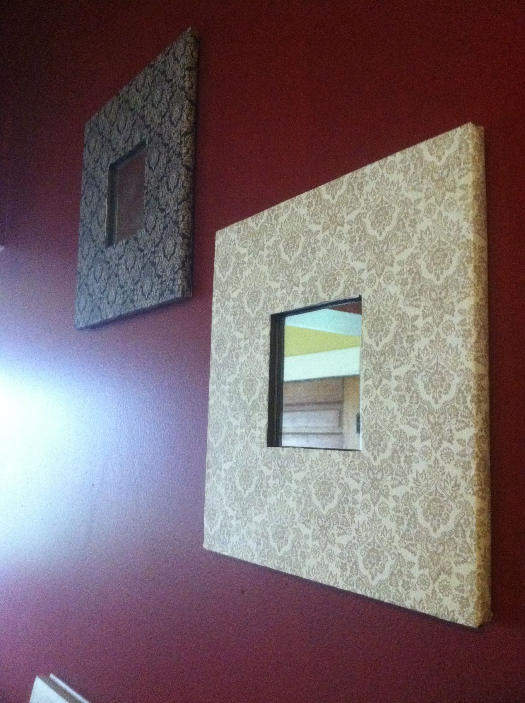 Covered Mirror Wall Hangers 7 Steps (with Pictures) Instructables