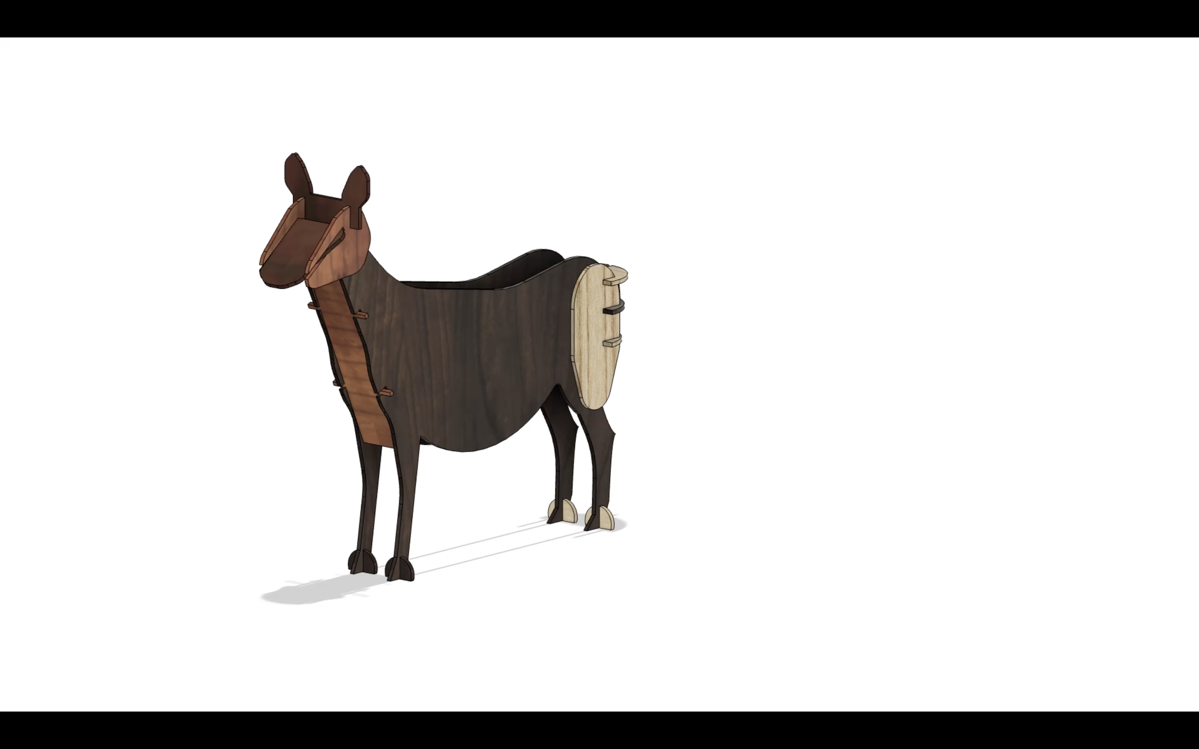 Press-Fit Kit: Okapi (Animal) : 6 Steps - Instructables