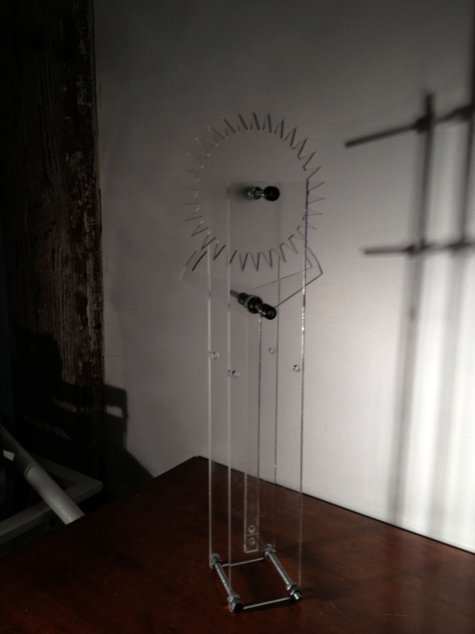 Laser Cut Clock Escapement and Pendulum