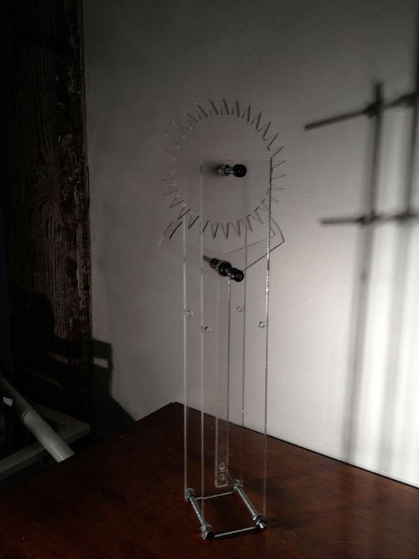 Laser Cut Clock Escapement and Pendulum