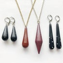 Metal-Embedded Wood Jewelry