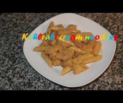 Kohlrabi Cream Noodles Recipe