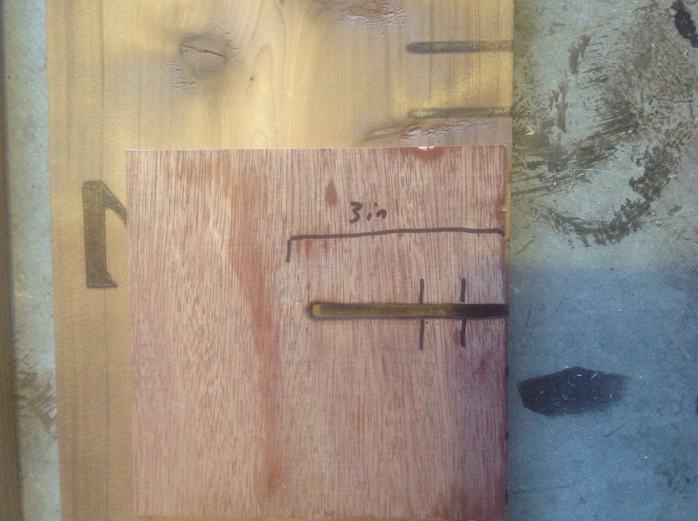 Cedar Wood Growth Chart Ruler Using Wood Burning Techniques 6 Steps