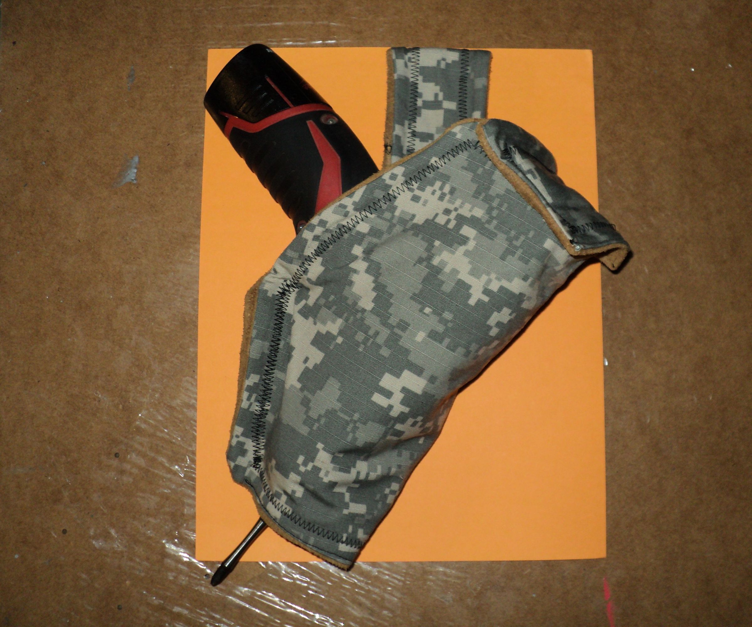 Scrap Leather Power Tool Holster