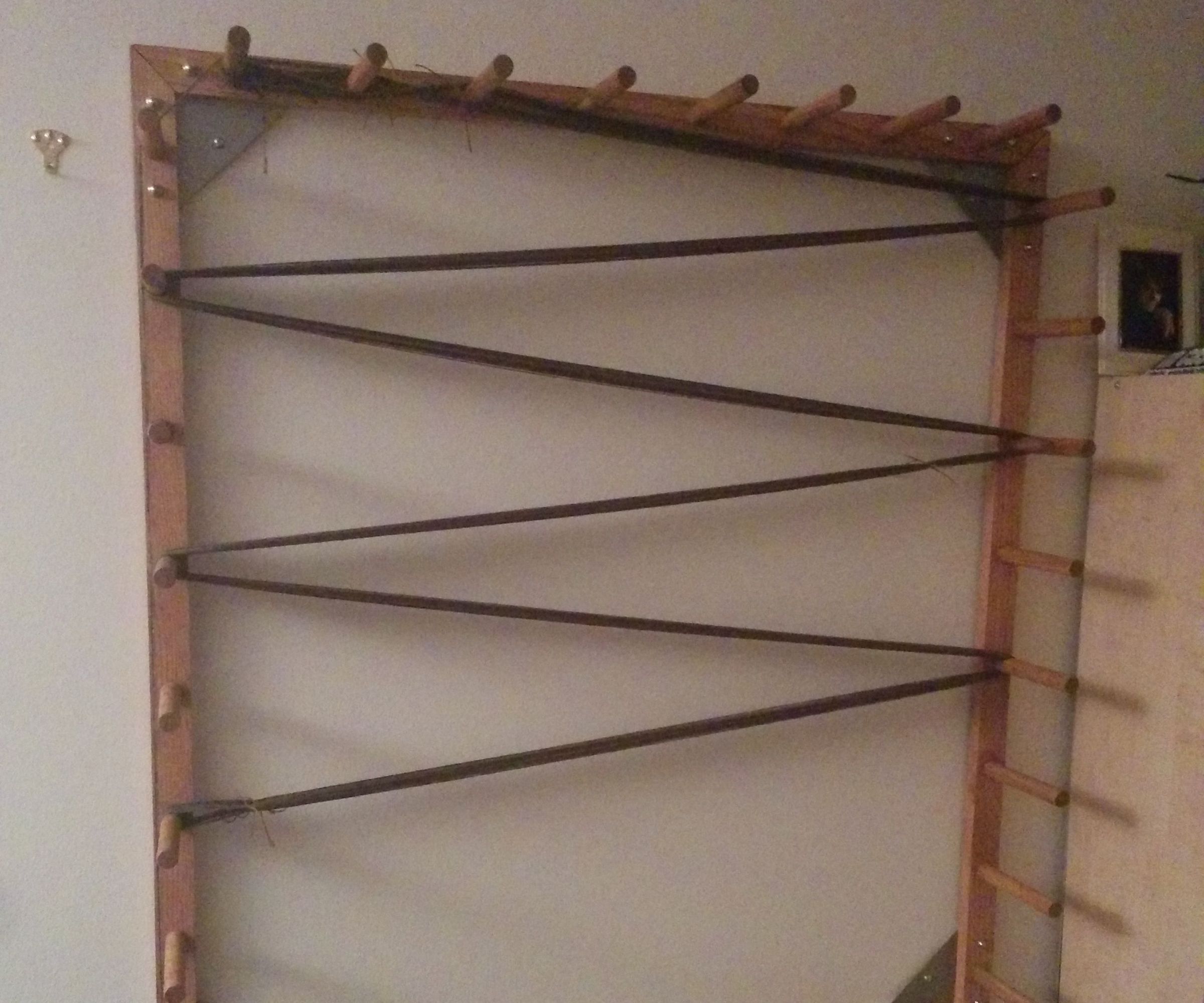 Warping Board Which Can Measure Both Yards and Meters