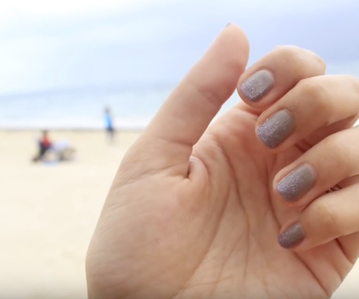 Glitter Gradient Nails