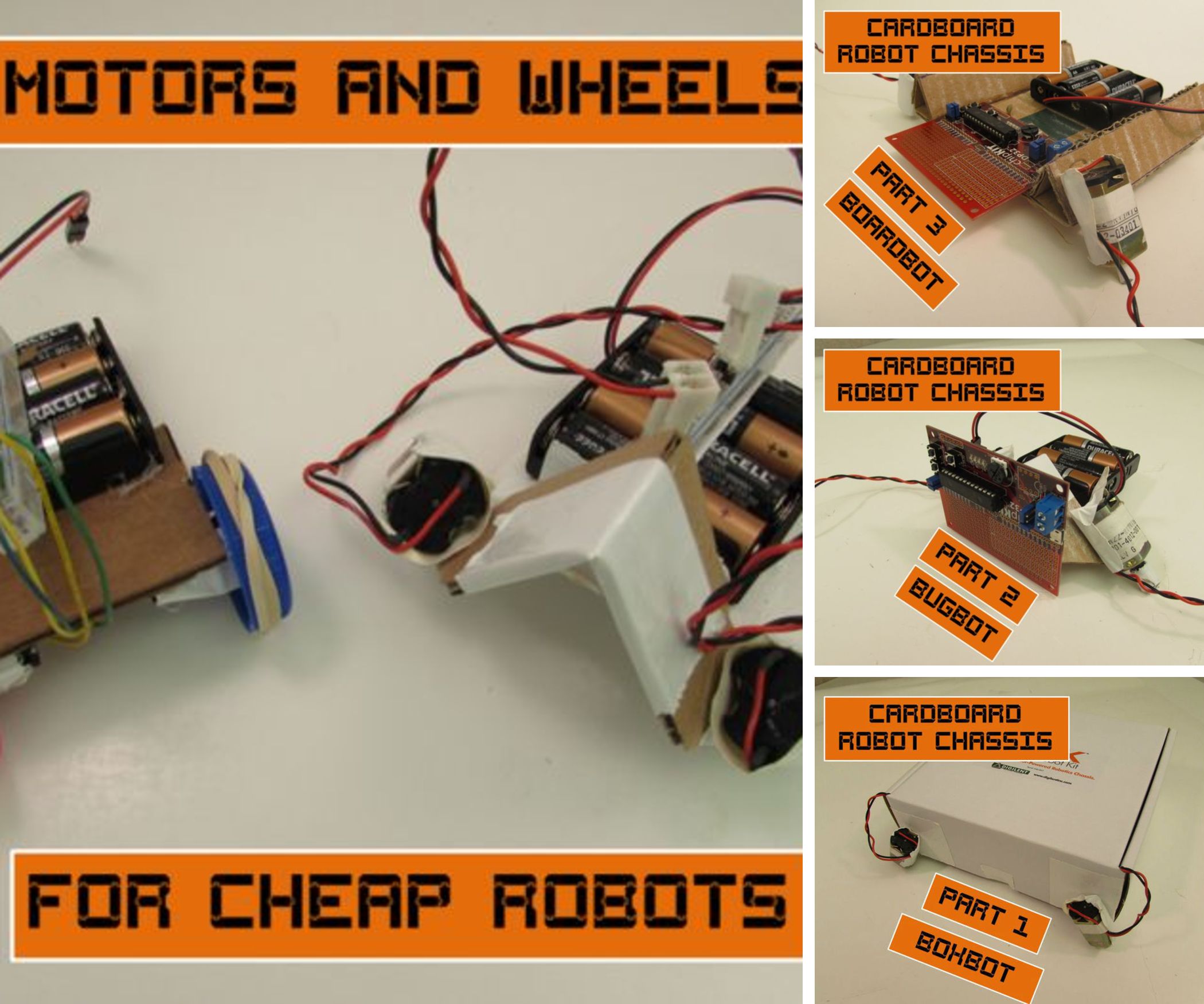 For Cheap Robots Instructables