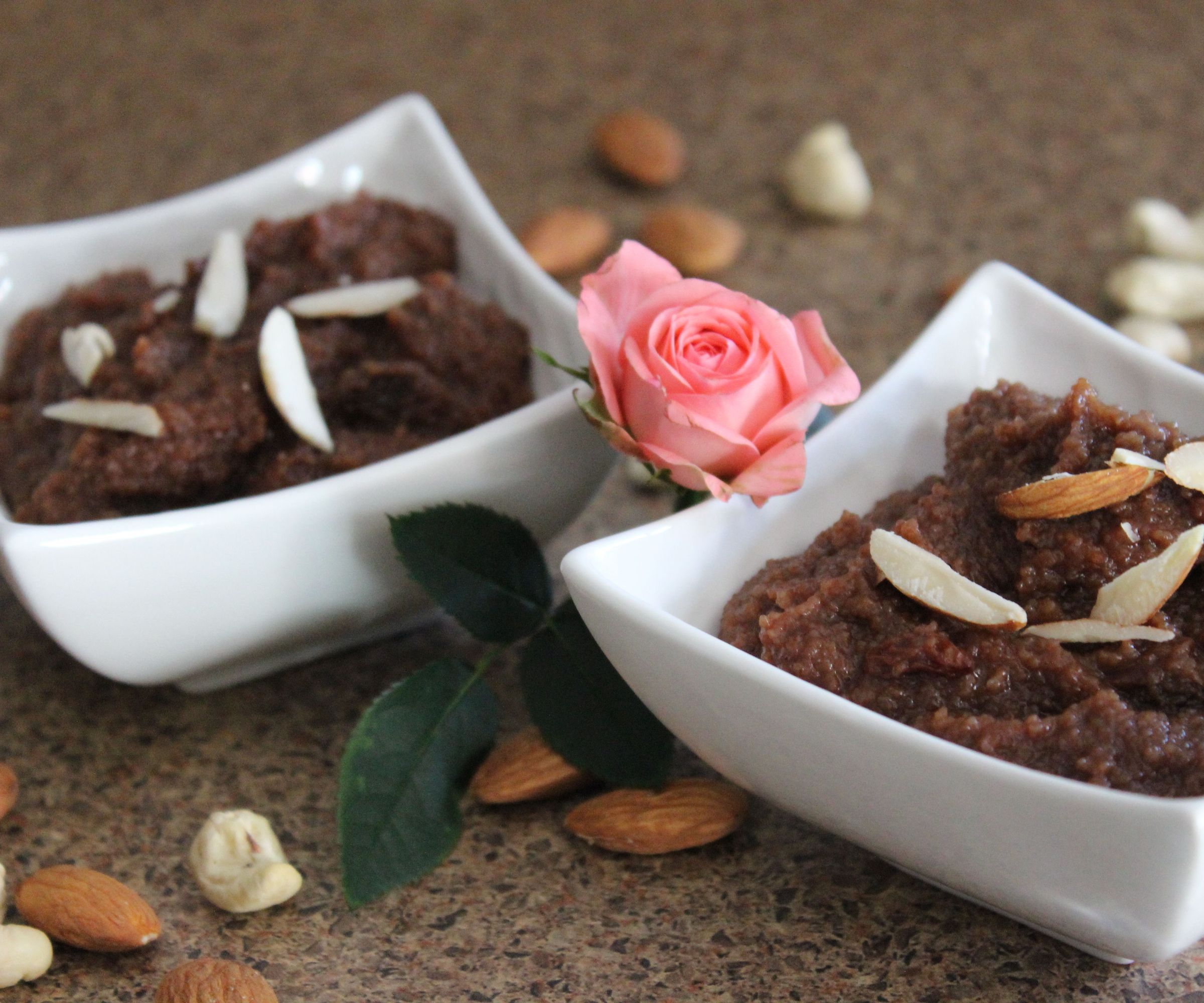 Chocolate and Semolina Halwa 