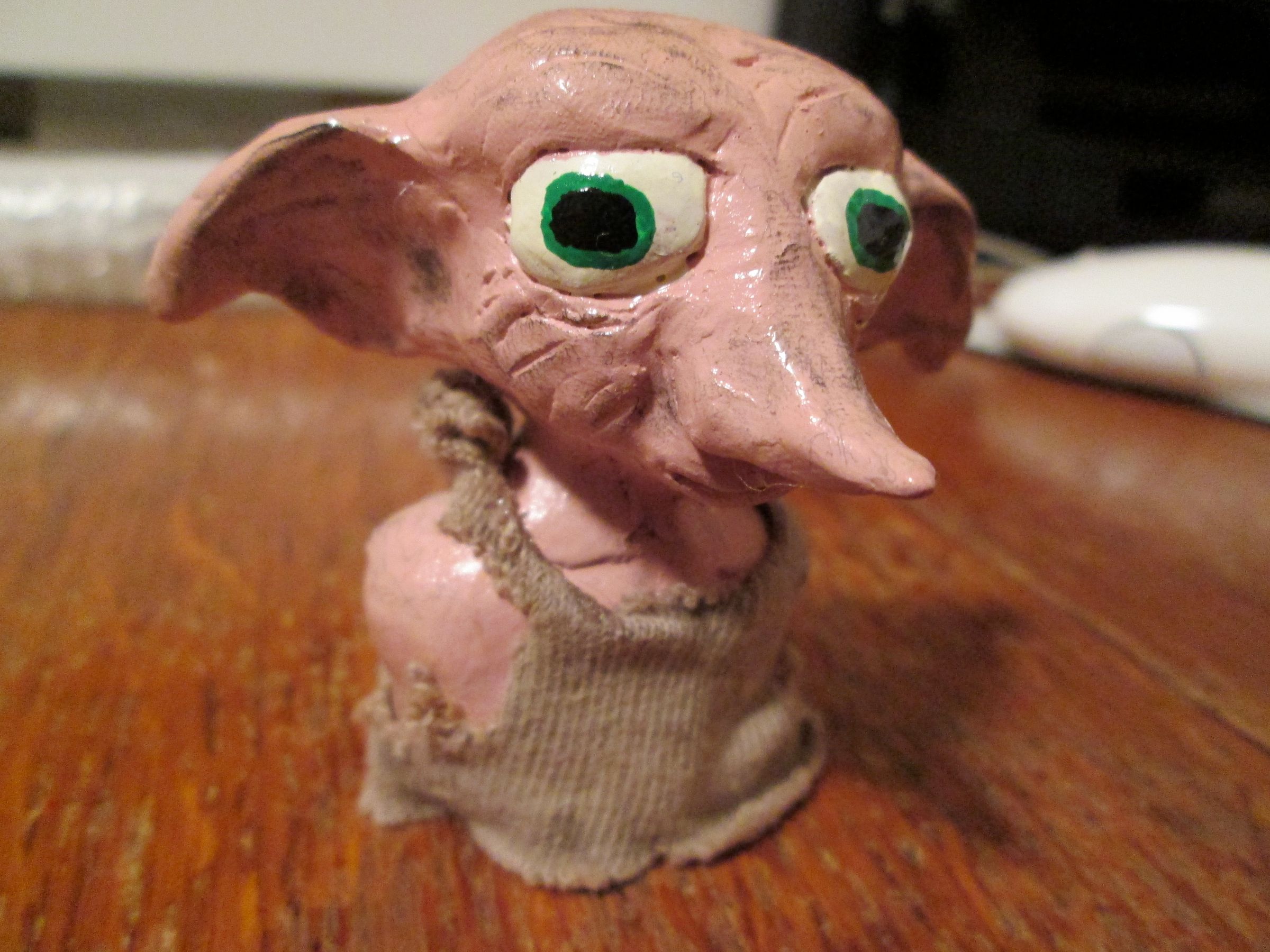 Clay Bust of Dobby the House Elf