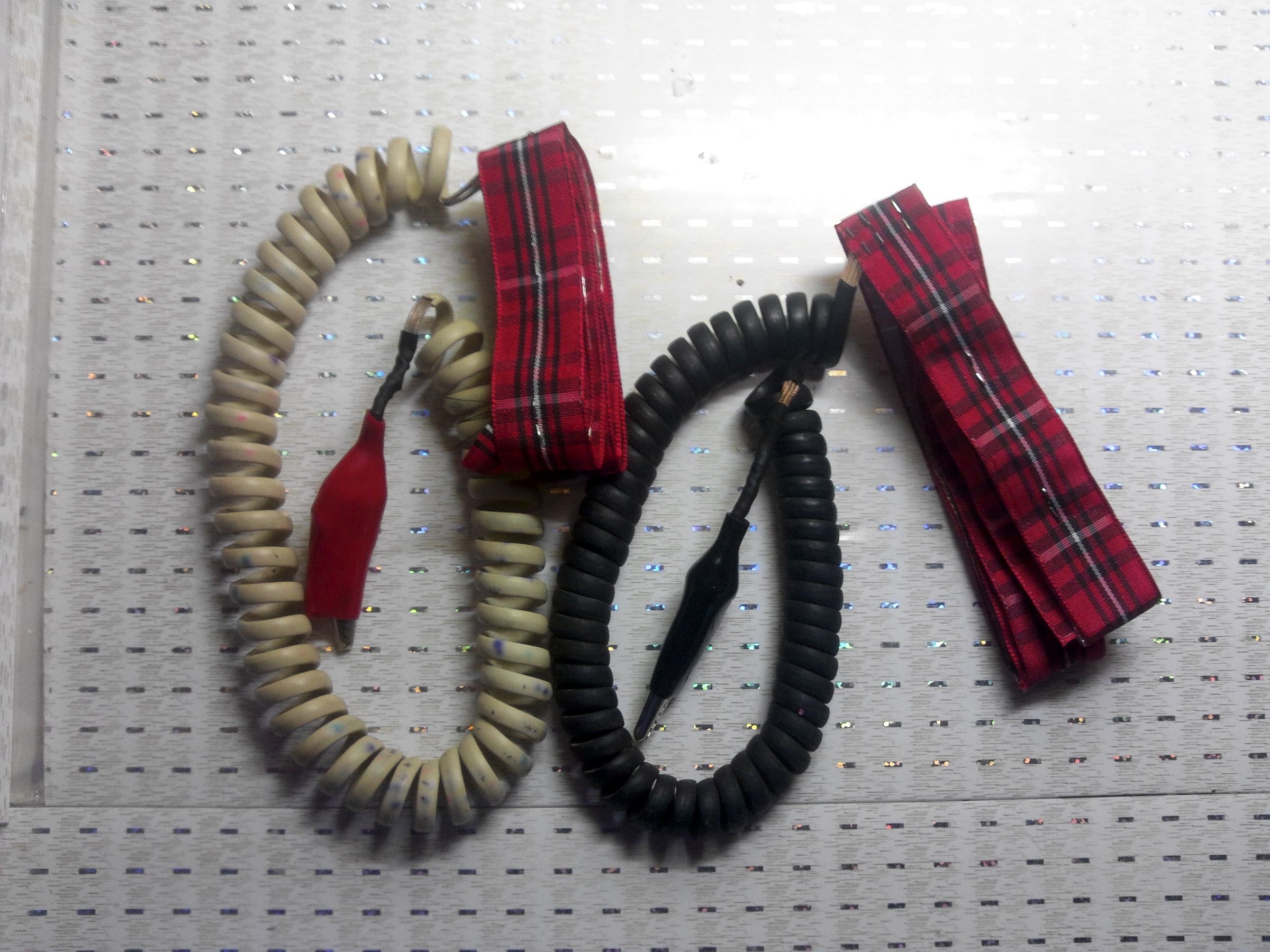 DIY phone cord reuse as ESD anti static wrist strap