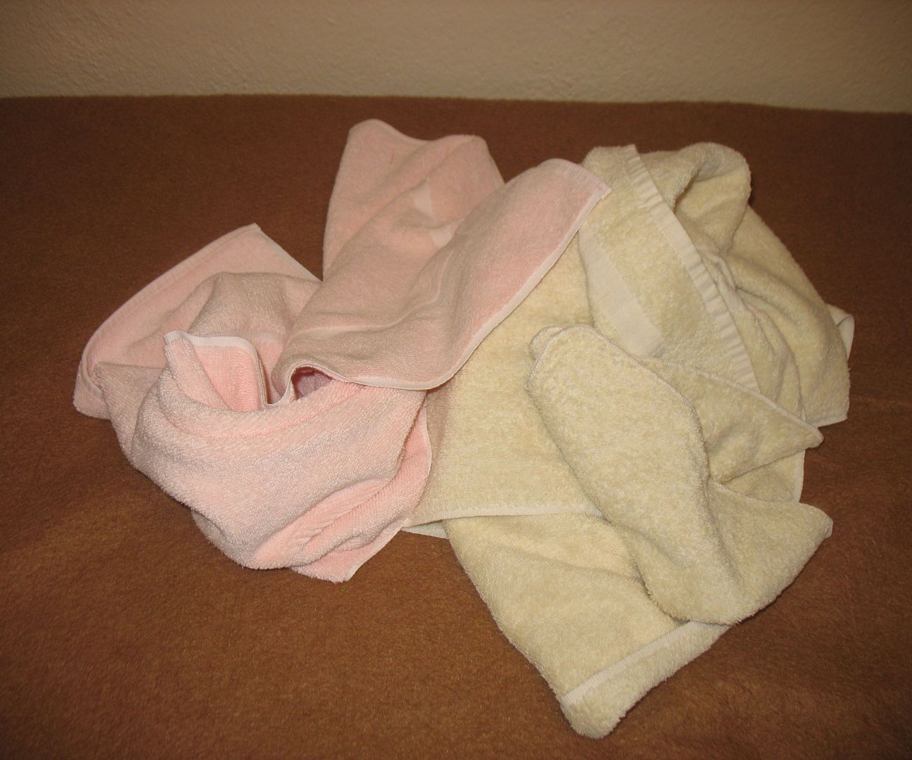 Folding Towels in Quarters and Thirds 