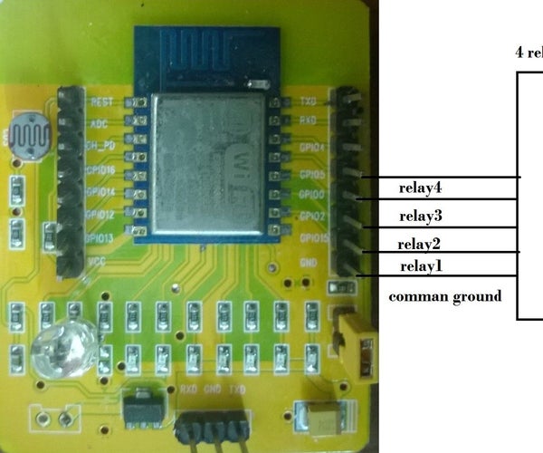 ESP8266 Projects for Beginners Circuit Diagram