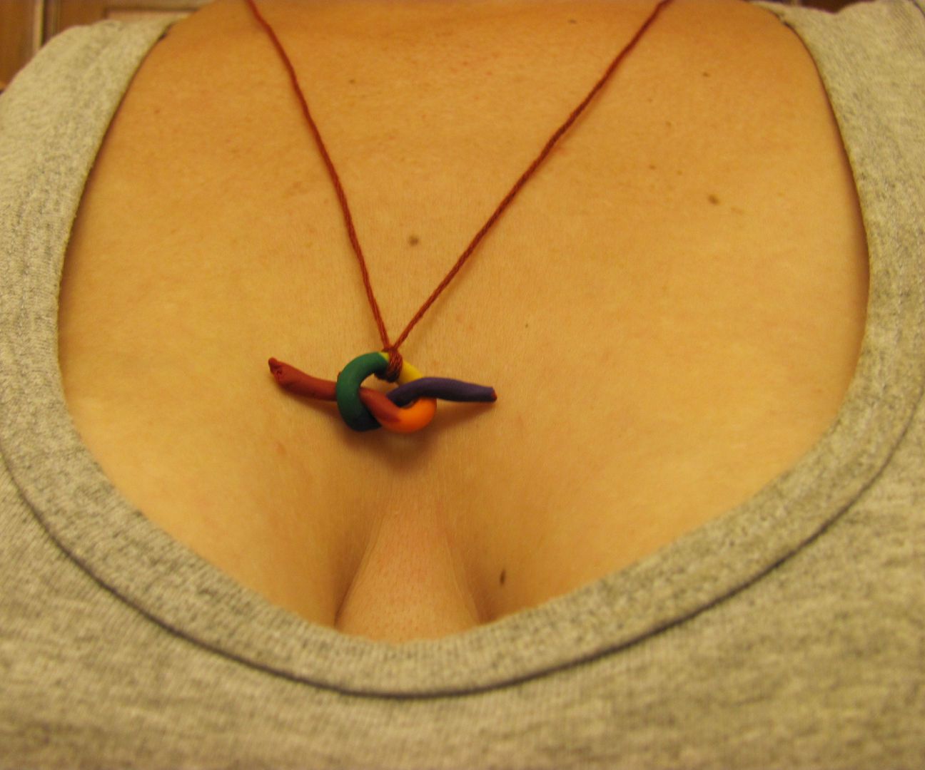 Marriage Equality (tie the knot) necklace