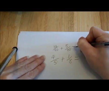 How to Add Fractions With Unlike Denominators