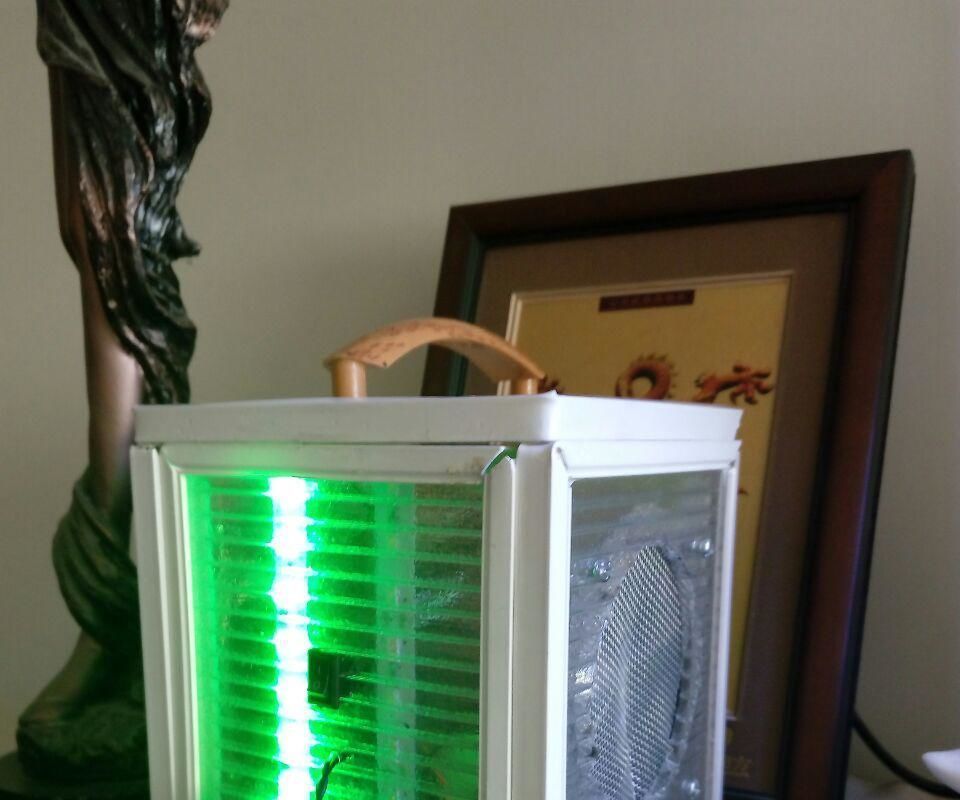 Bluetooth Speaker With Blinking Diode Strips