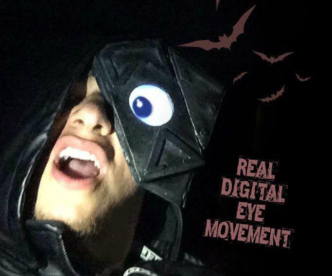 Moving Mad Eye Cyborg Headpiece Costume