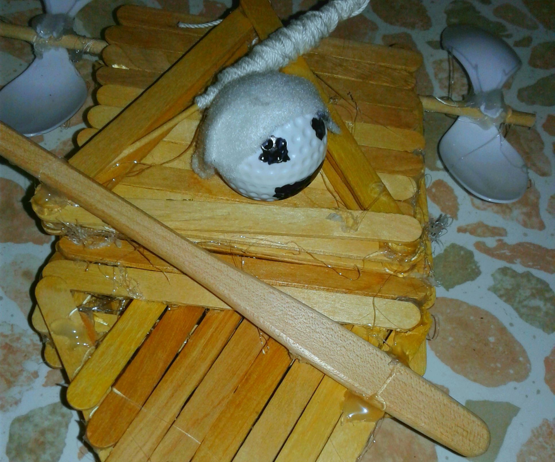 Self-powered Popsicle Stick Boat