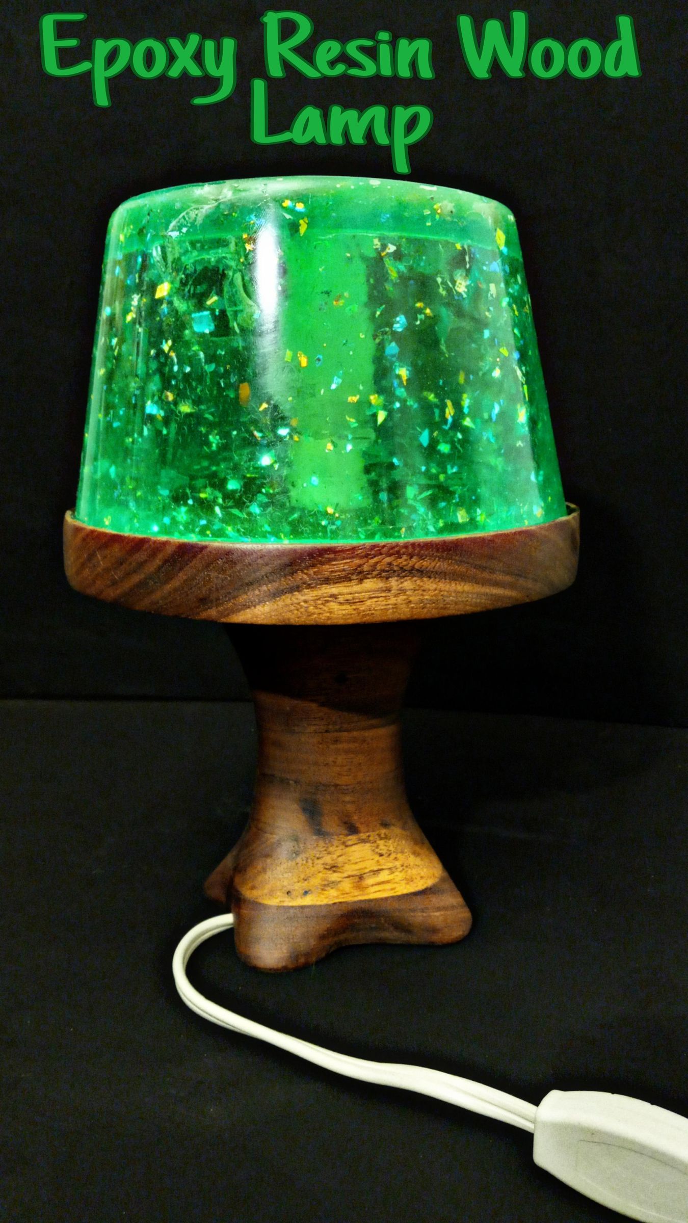 Epoxy Tree Lamp From the Forest of Wubadu