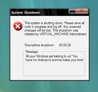 Shutdown Prank for Windows XP or Vista : 3 Steps - Instructables