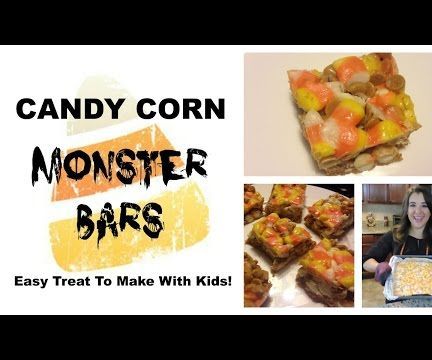 Candy Corn Monster Bars 