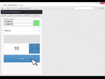 Click "Receive“ Button