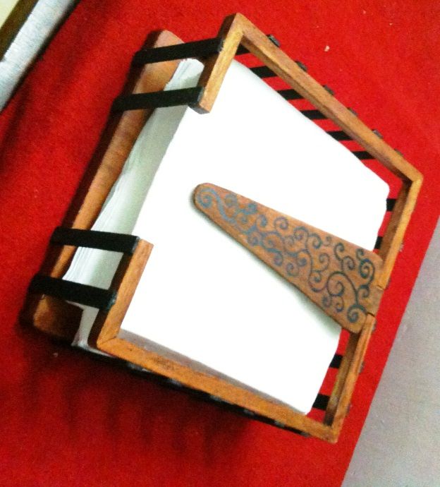 Wooden Serviete Holder
