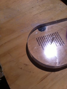 Plywood With Drill and Routing Outside Edge of Acrylic