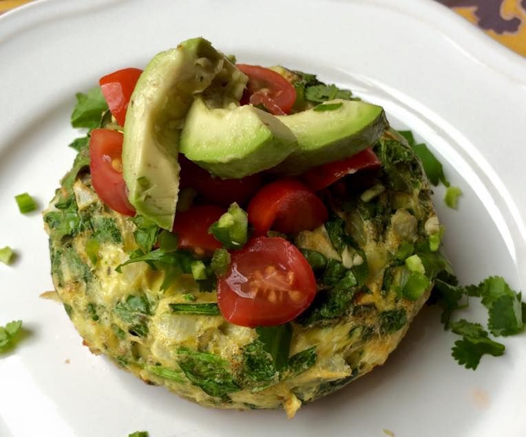 Single-Serve Veggie Frittata (Paleo Friendly)