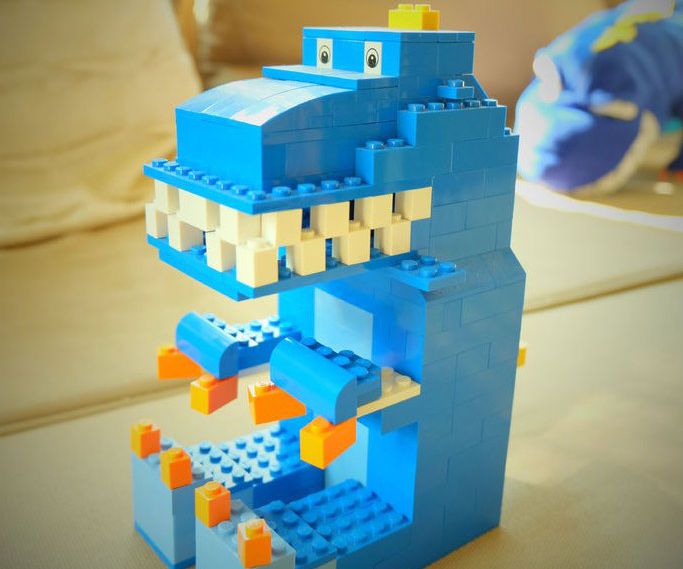 Petty the Blue Dinosaur 