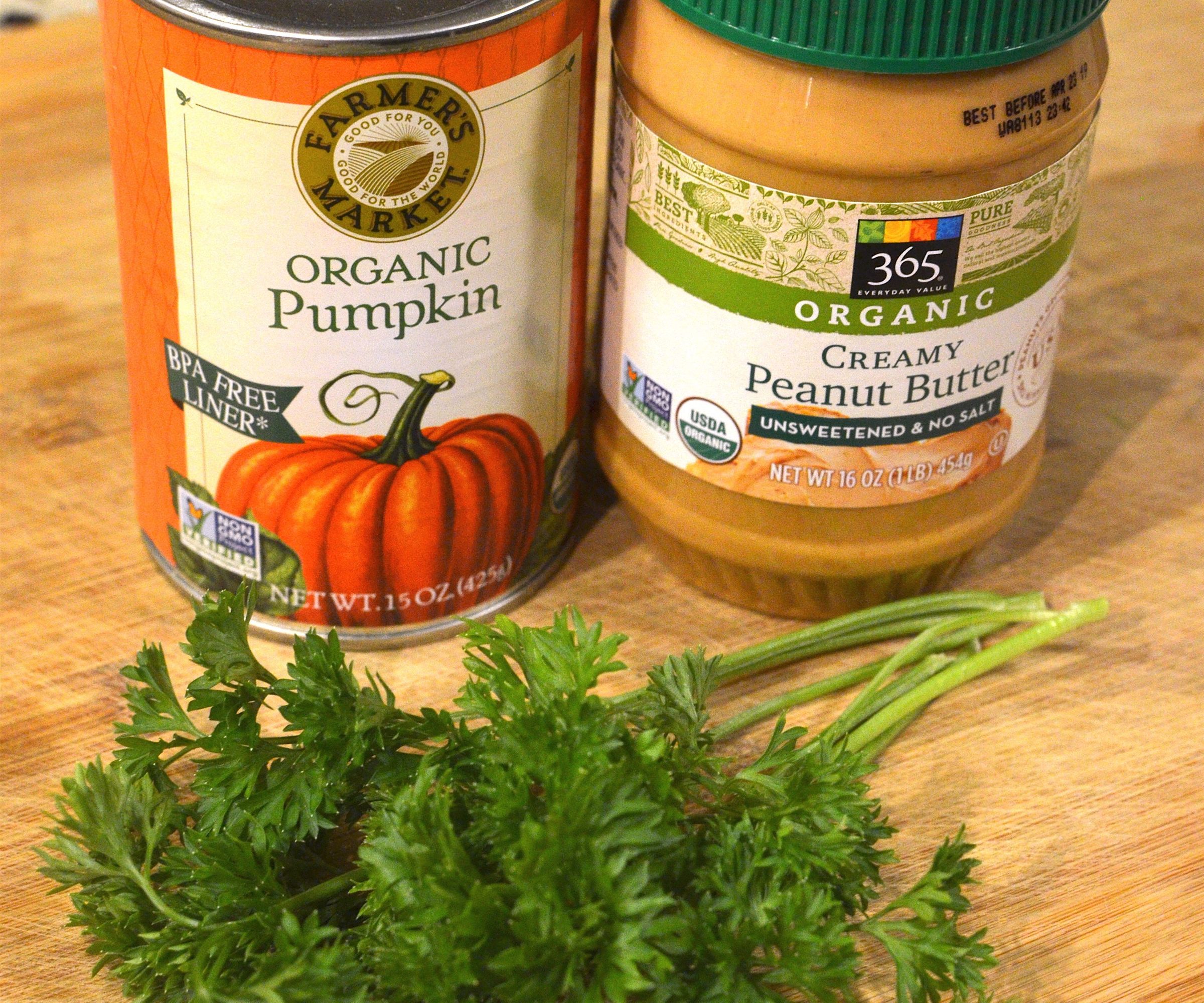 Prismo's Peanut Pumpkin Parsley Treats